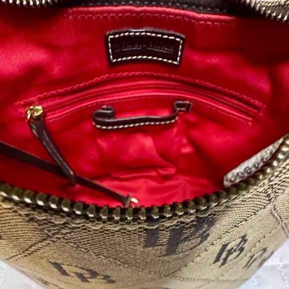 NEW D&B Dooney & Bourke Vintage Small Faux Quilted Signature Bucket Bag Charm - Picture 13 of 14